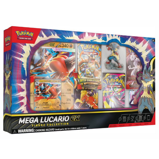 Mega Figura Collection Mega Lucario EX - Inglés 🇬🇧