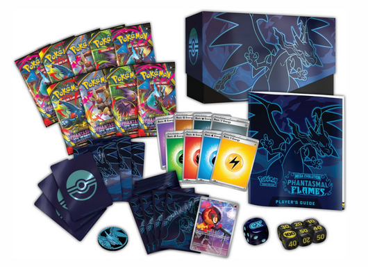 *RESERVA* ETB Caja de Entrenador Élite Phantasmal Flames - Inglés 🇬🇧 y Español 🇪🇸