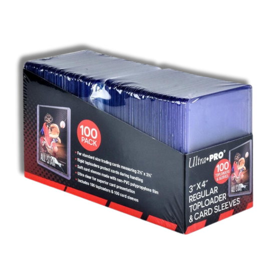 100 Fundas TopLoader Regular Ultra Pro