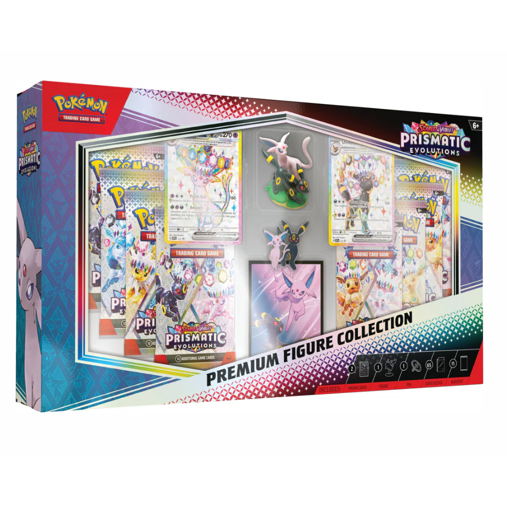 Caja Premium Figura Collection Prismatic Evolutions - Inglés 🇬🇧 y Español 🇪🇸